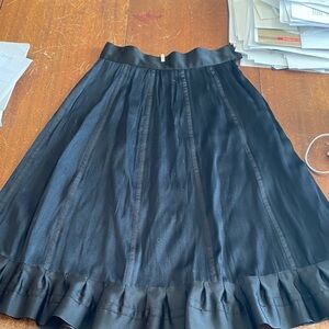 Moda International Black A-Line Skirt